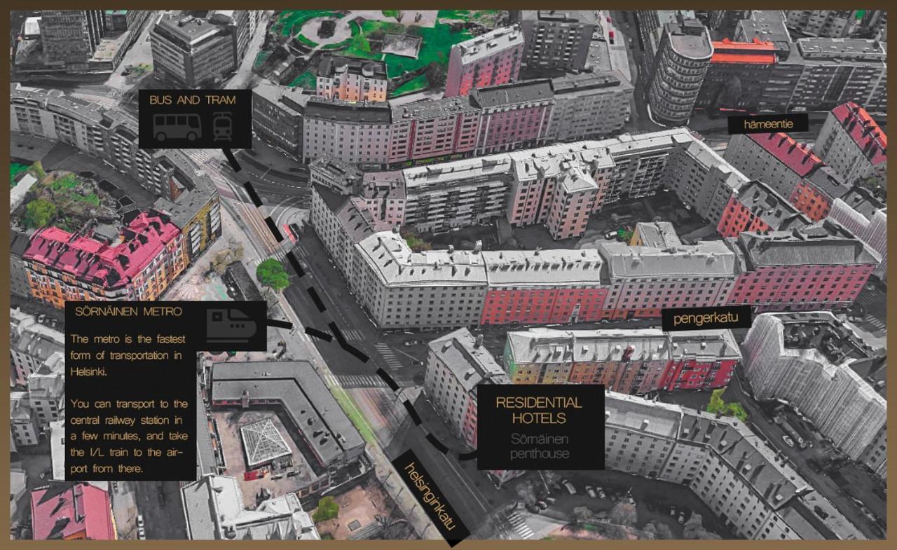 Апартаменты Residential Homes Penthouse Хельсинки